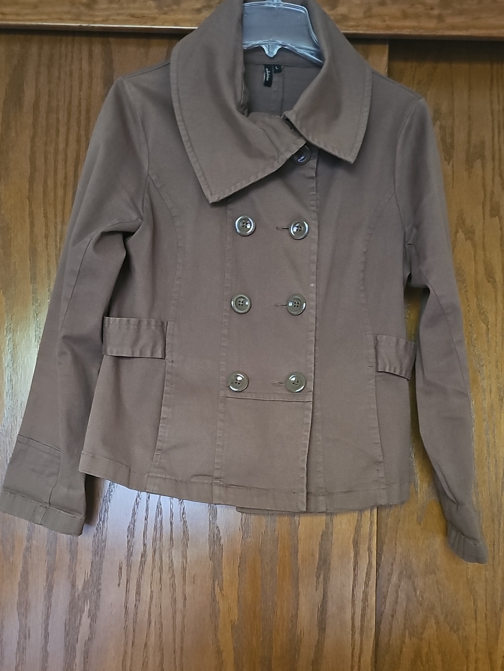 Ambition Double-Breasted Brown Jacket